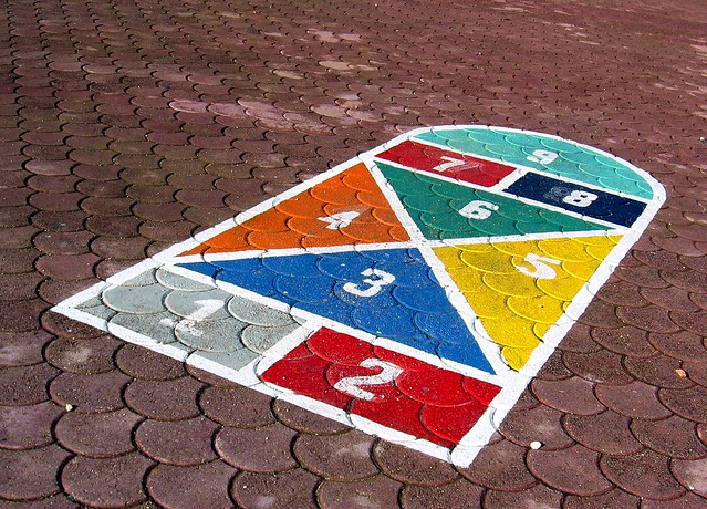 Children Playing Games Outside