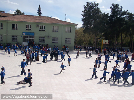 Children Playing Together At School