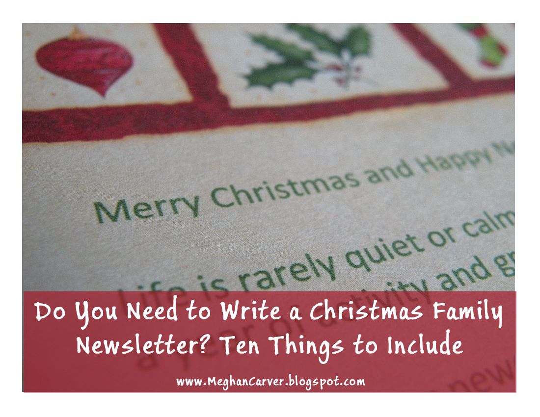 Christmas Newsletter Ideas Fun