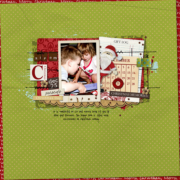 Christmas Newsletter Layout