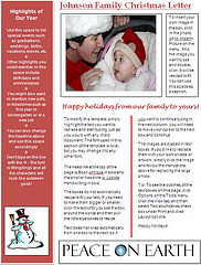 Christmas Newsletter Templates Free Mac