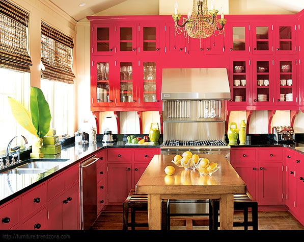 Cream And Red Kitchen Ideas