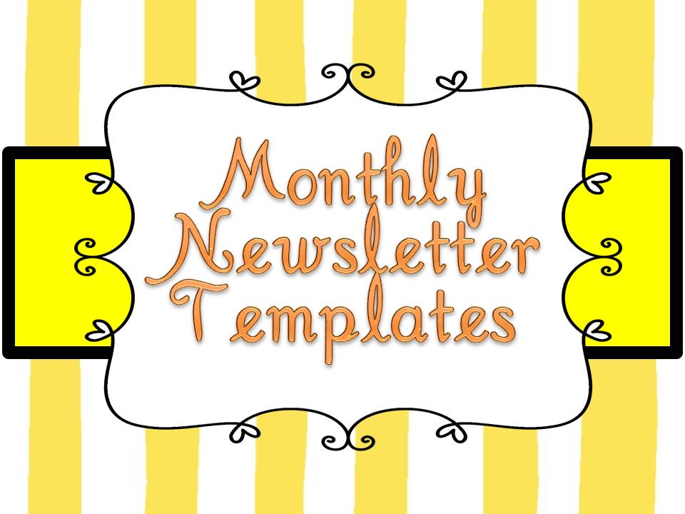 Cute Newsletter Templates For Teachers