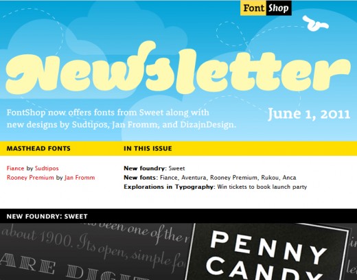 E Newsletter Design Inspiration