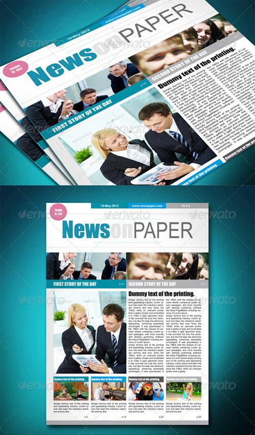 Editable Newspaper Template For Kids