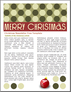 Family Christmas Newsletter Ideas