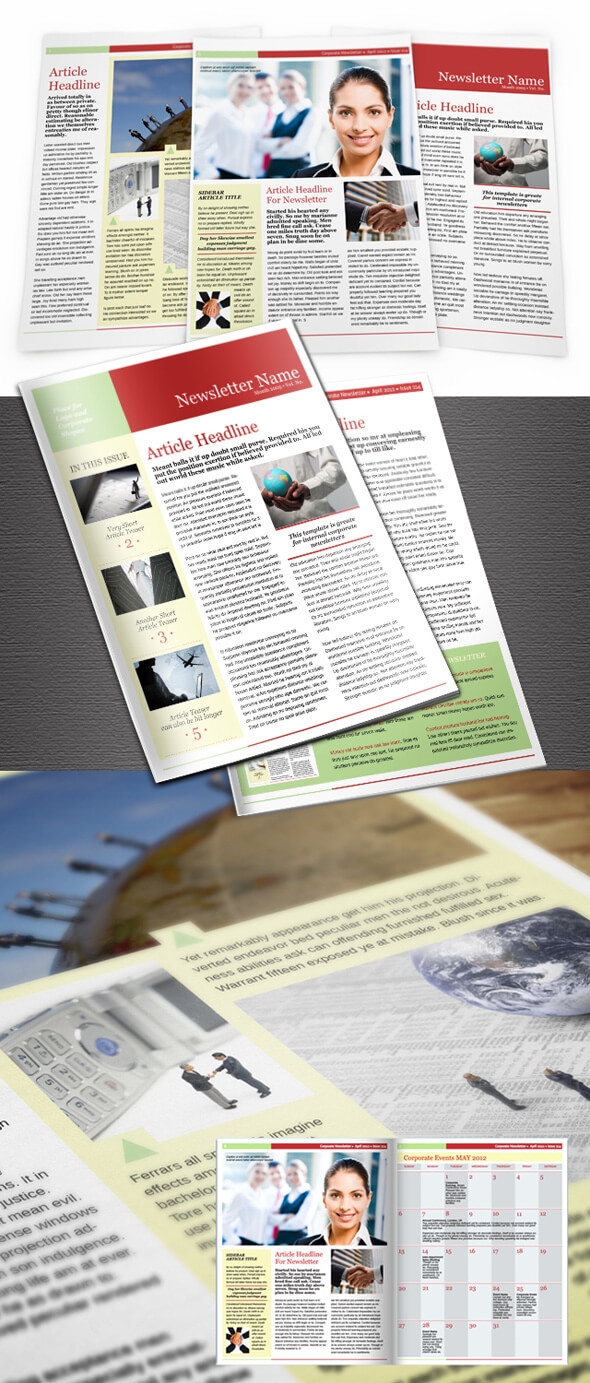 Free Newsletter Templates Indesign Cs5