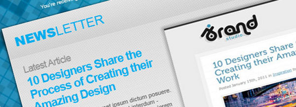 Free Newsletter Templates Psd