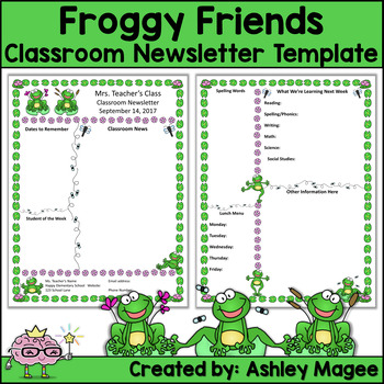 Free Printable Newsletter Templates For Teachers