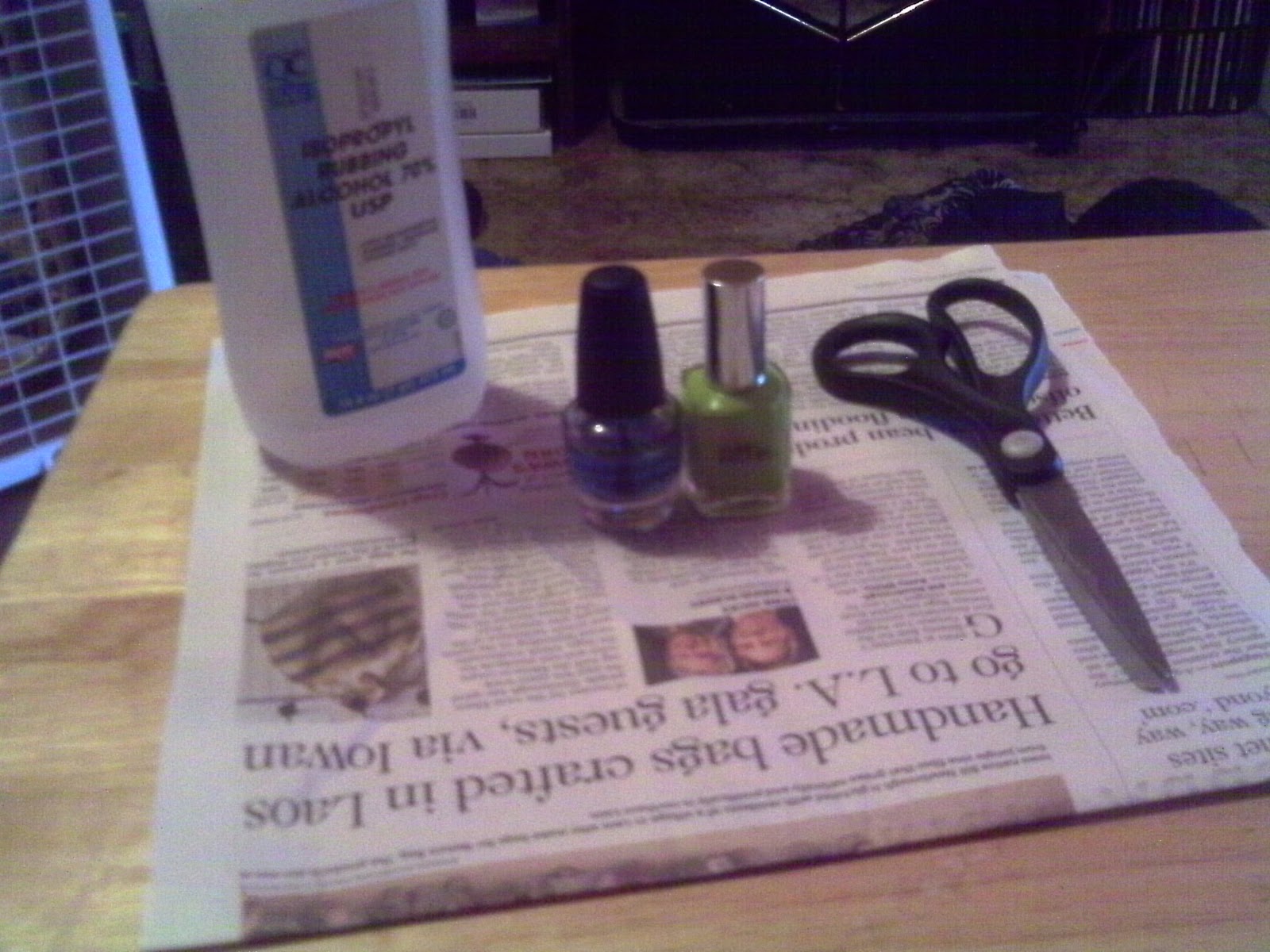 How To Do Newspaper Nails With Magazine