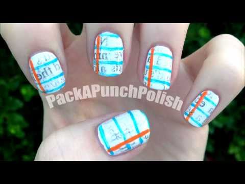 How To Do Newspaper Nails Yahoo