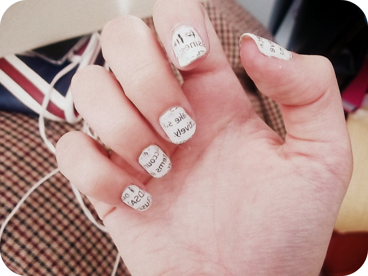 How To Get Newspaper Nails With Water