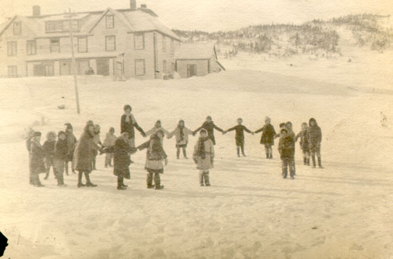 Indian Children Playing Outside