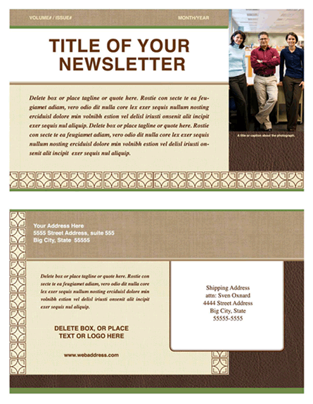 Microsoft Word Email Newsletter Templates Free