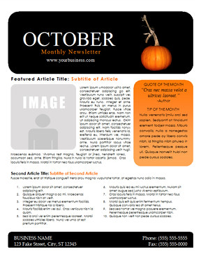 Newsletter Templates For Microsoft Word 2010