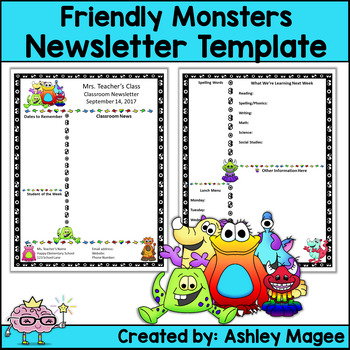 Newsletter Templates For Teachers Free