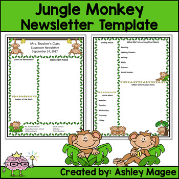 Newsletter Templates For Teachers To Parents