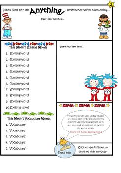 Newsletter Templates For Teachers Word