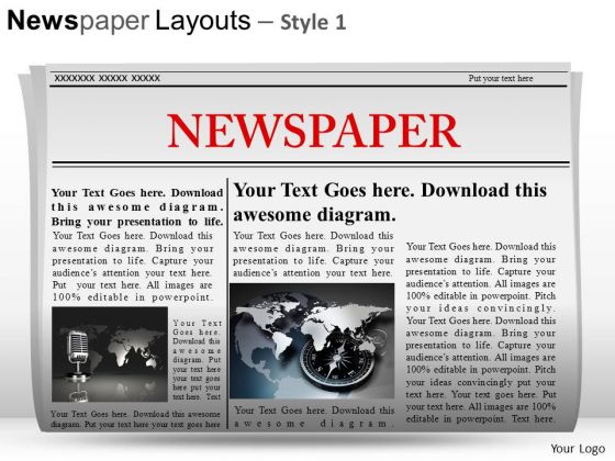 Newspaper Background For Powerpoint