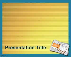 Newspaper Background Ppt