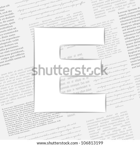 Newspaper Background Vector