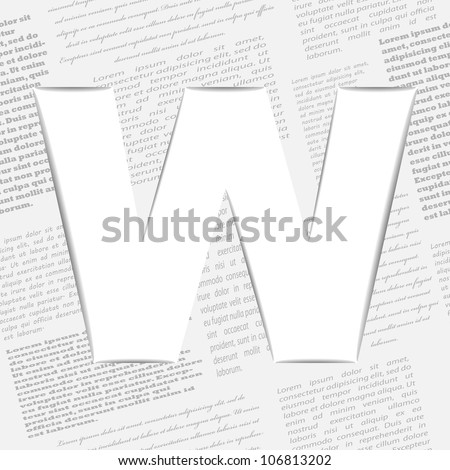 Newspaper Background Vector