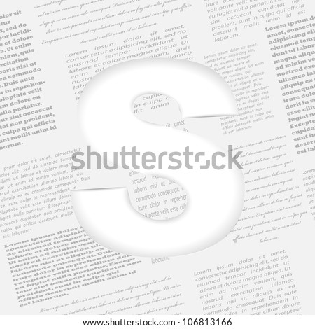 Newspaper Background Vector