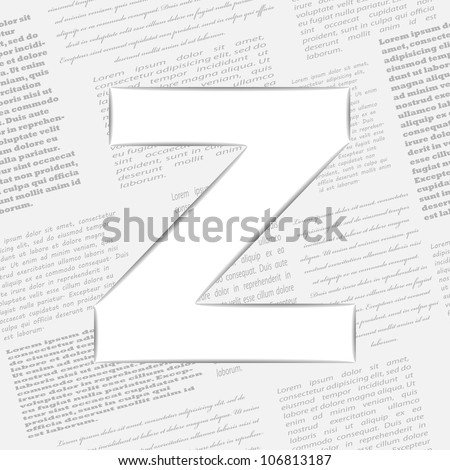 Newspaper Background Vector