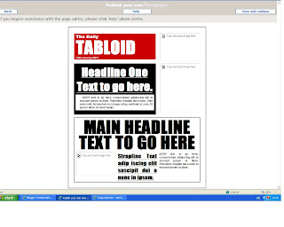 Newspaper Front Page Template