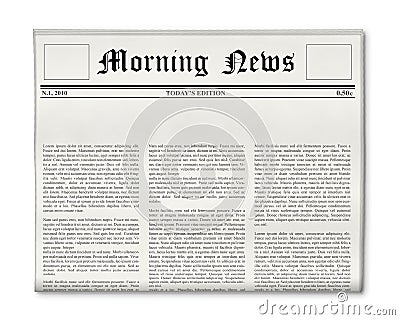 Newspaper Front Page Template