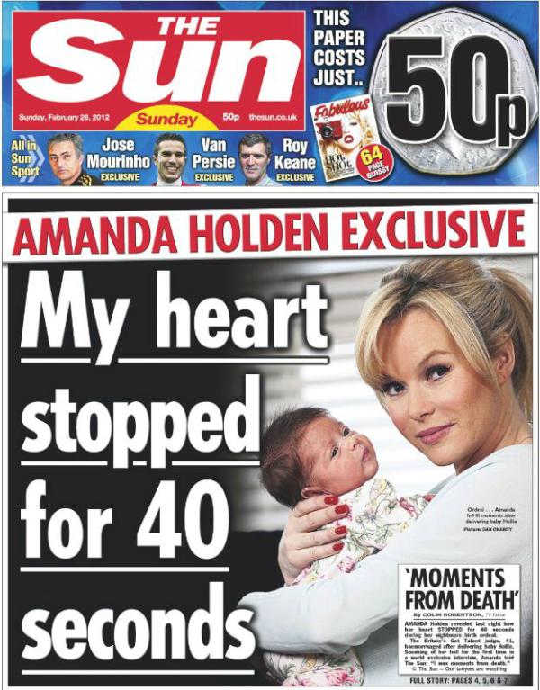 Newspaper Front Pages The Sun