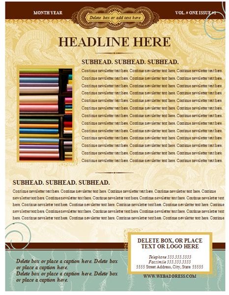 Newspaper Template For Microsoft Word 2011