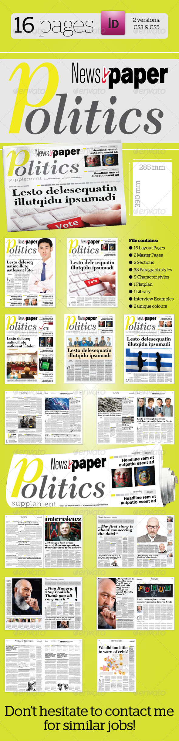 Newspaper Template Photoshop Elements