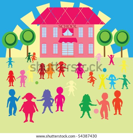 School Children Clip Art Free