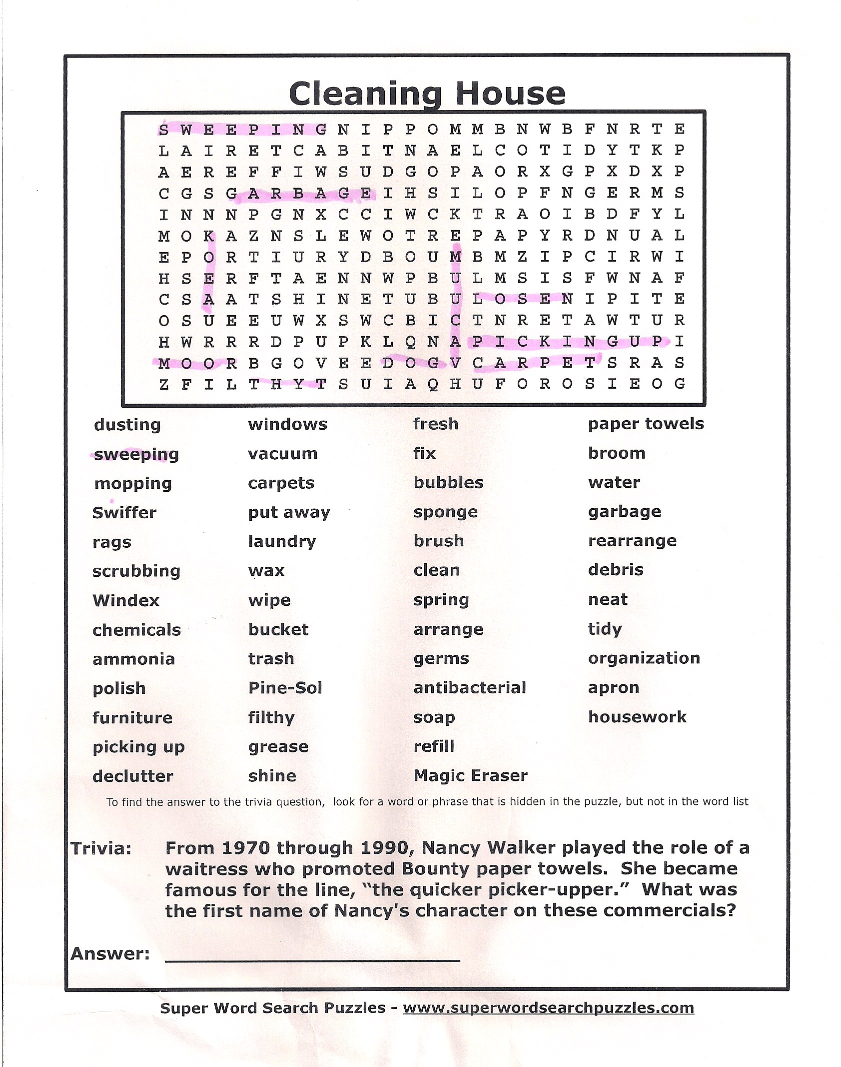 Word Search Graph