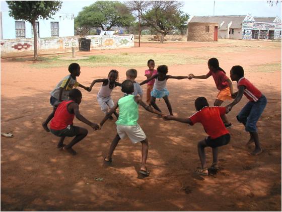 Young Children Playing Together